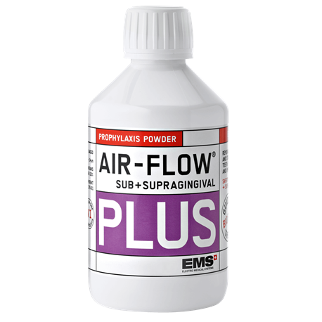 EMS Air-Flow Plus Sub+ Supragingival Prophylaxis Powder, 120g x 4 bottles